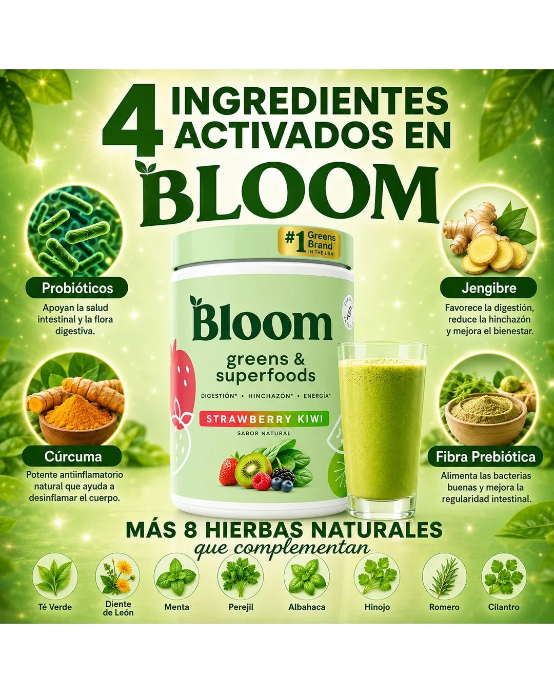 Bloom ingredientes uniforme