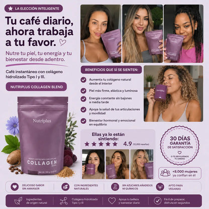 NutriPlus® — Toda la energía del café, sin destruir tu colágeno
