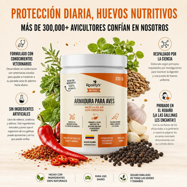 Flock Armor ingredientes naturales