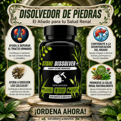 STONE DISSOLVER™  - Fórmula botánica avanzada con hierba Chancapiedra