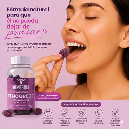 GOMITAS DE FEROMONAS DE FENOGRECO® - Tu pareja lo notara en la primera semana.