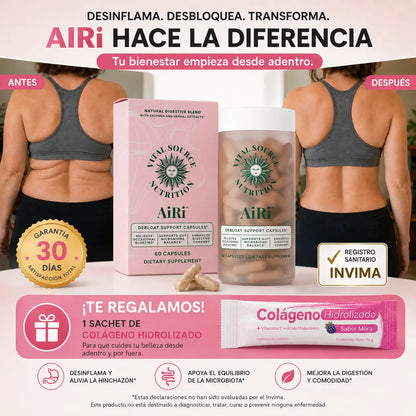 Airi® - TE DEVUELVE LA LIGEREZA EN POCO TIEMPO