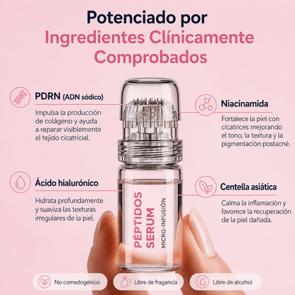 Microinfusión para el Cuidado de la Piel, Reduce las cicatrices del acné, mejora la textura de la piel