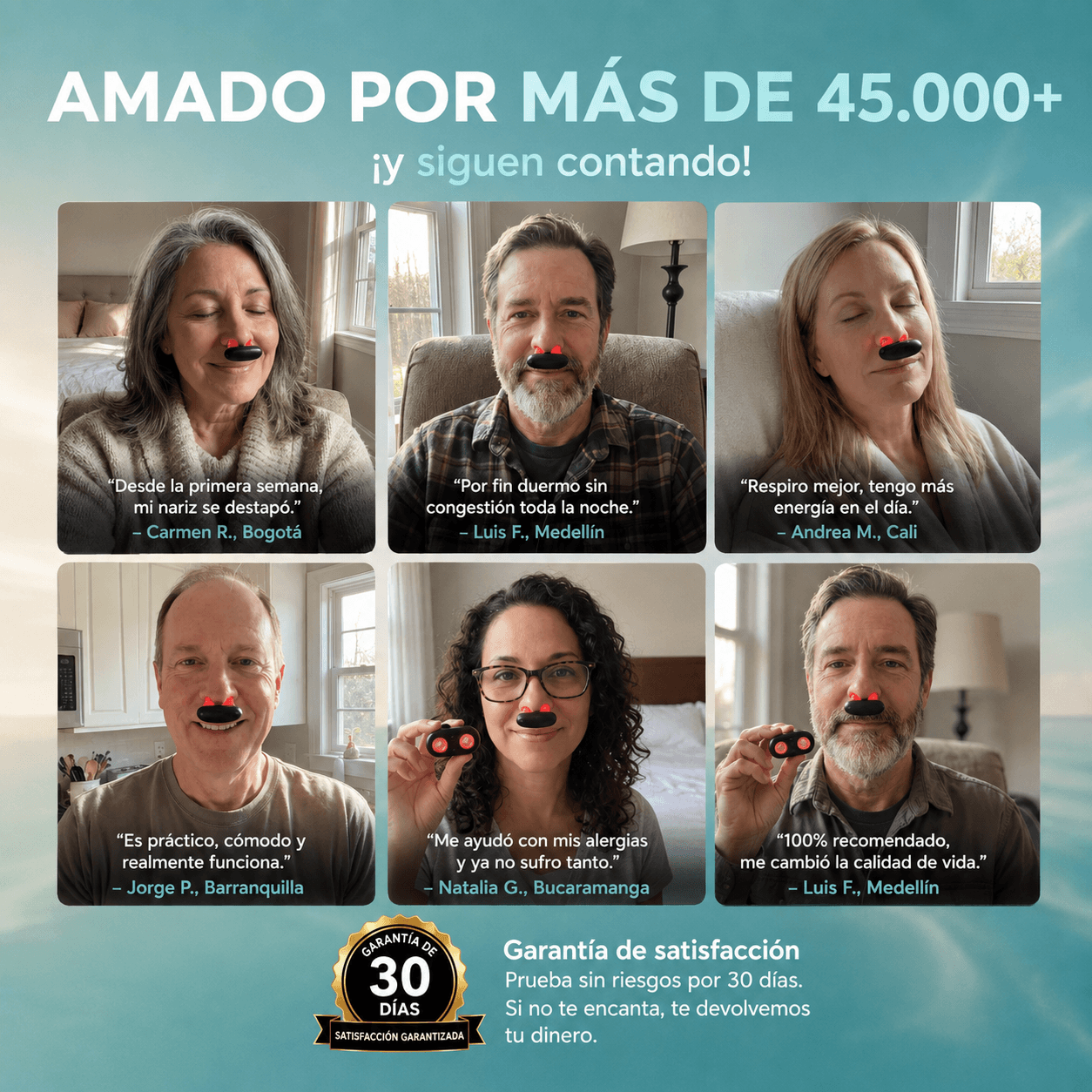 Rhinitis® - Alivio nasal con luz Infrarroja + GRATIS Recortador De Vello Nasal de Acero Inoxidable