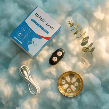 Rhinitis® - Alivio nasal con luz Infrarroja + GRATIS Recortador De Vello Nasal de Acero Inoxidable