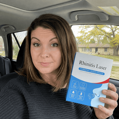 Rhinitis® - Alivio nasal con luz Infrarroja + GRATIS Recortador De Vello Nasal de Acero Inoxidable