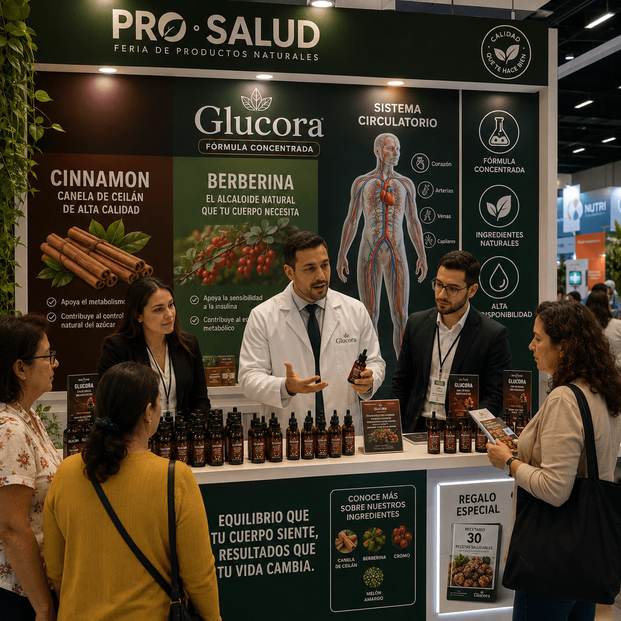 Glucora™- Adiós picos de azucar, recupera el control de tu azúcar + Recetario GRATIS: "30 comidas aptas para personas con azúcar alta"