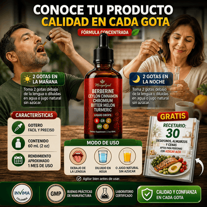 Glucora™- Adiós picos de azucar, recupera el control de tu azúcar + Recetario GRATIS: "30 comidas aptas para personas con azúcar alta"