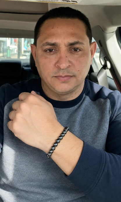 PULSERA HEMATITA®- AUMENTA TU ENERGIA Y VITALIDAD