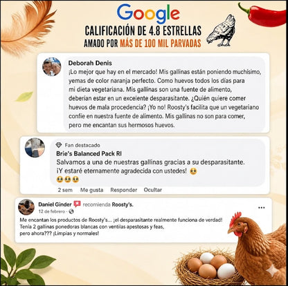 Flock Armor® Desparasitante diario + Apoyo intestinal