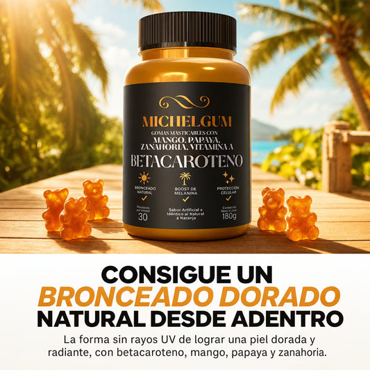 GOMAS DE BETACAROTENO