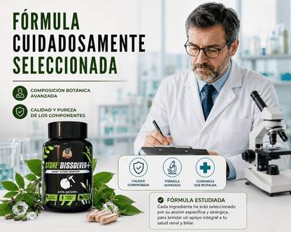 STONE DISSOLVER™  - Fórmula botánica avanzada con hierba Chancapiedra