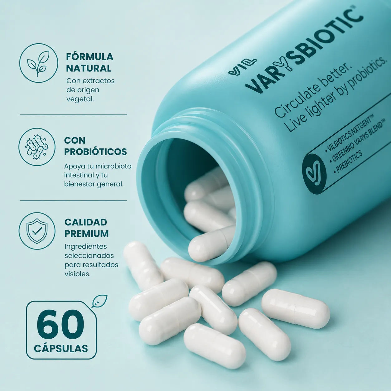 VIL VarYs Biotic™ - Formula avanzada con probióticos de última generación "NXTGEN"