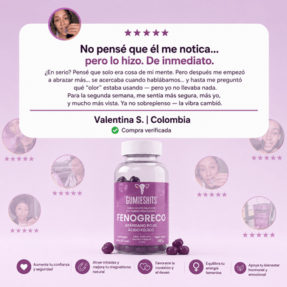 GOMITAS DE FEROMONAS DE FENOGRECO® - Tu pareja lo notara en la primera semana.
