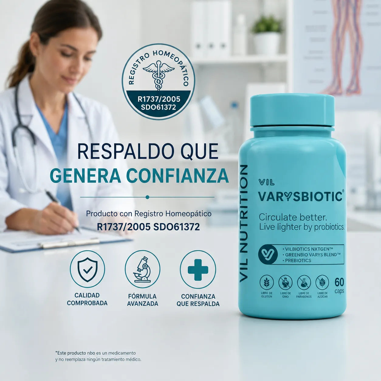 VIL VarYs Biotic™ - Formula avanzada con probióticos de última generación "NXTGEN"
