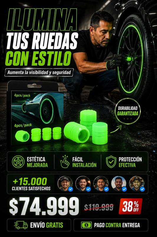 Tapones Para Valvulas Fluorecentes X 4